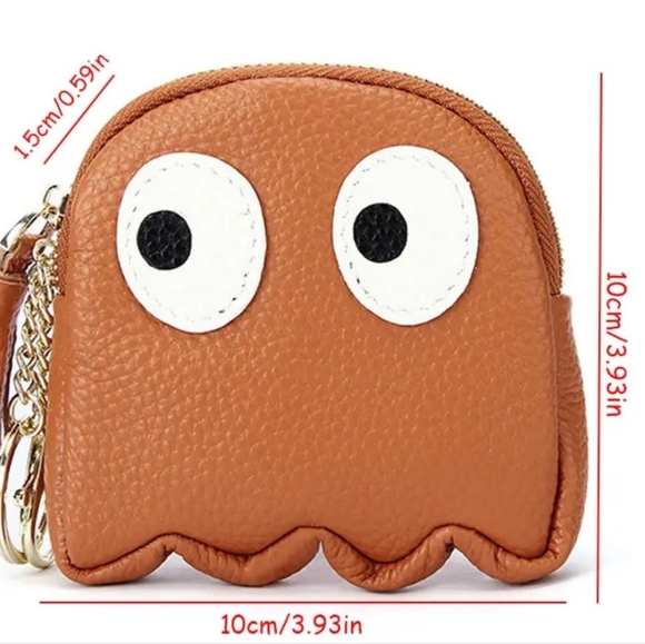 No Brand | Bags | Womensbrown Wallet Pac Man Ms Pac Man Wallet Coin ...